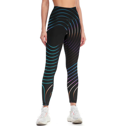 Shabella Women'S Multicolor Retro Comfort Sports Yoga Pants