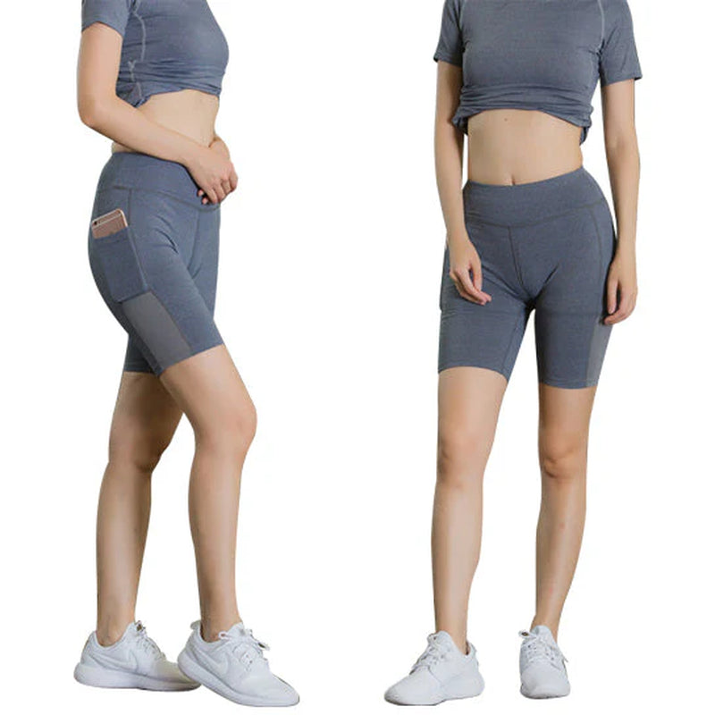 All Seasons Yoga Shorts Stretchable with Phone Pocket