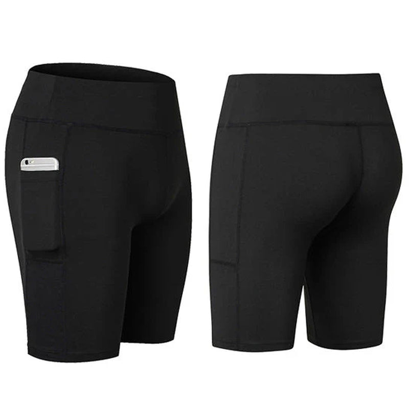 All Seasons Yoga Shorts Stretchable with Phone Pocket