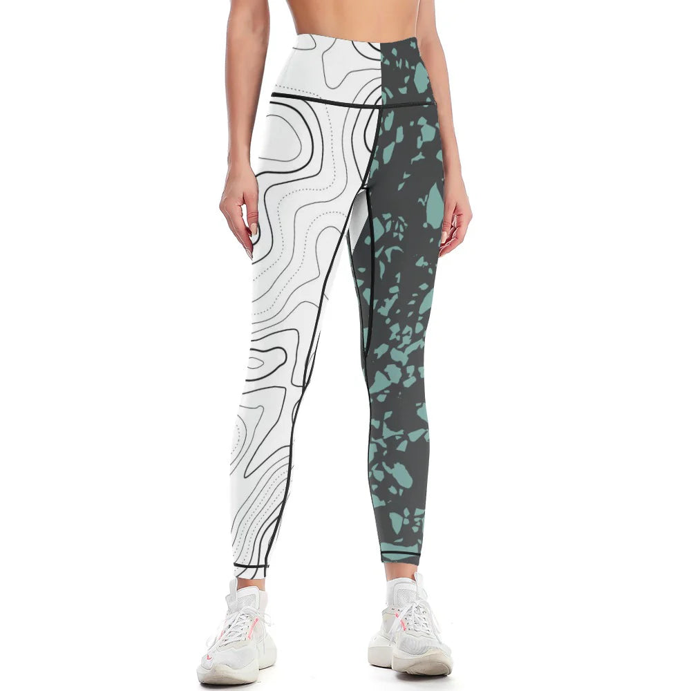 Shabella Women'S Multicolor Retro Comfort Sports Yoga Pants