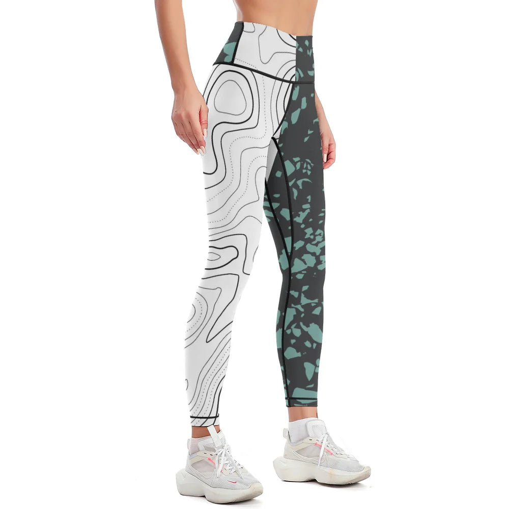 Shabella Women'S Multicolor Retro Comfort Sports Yoga Pants