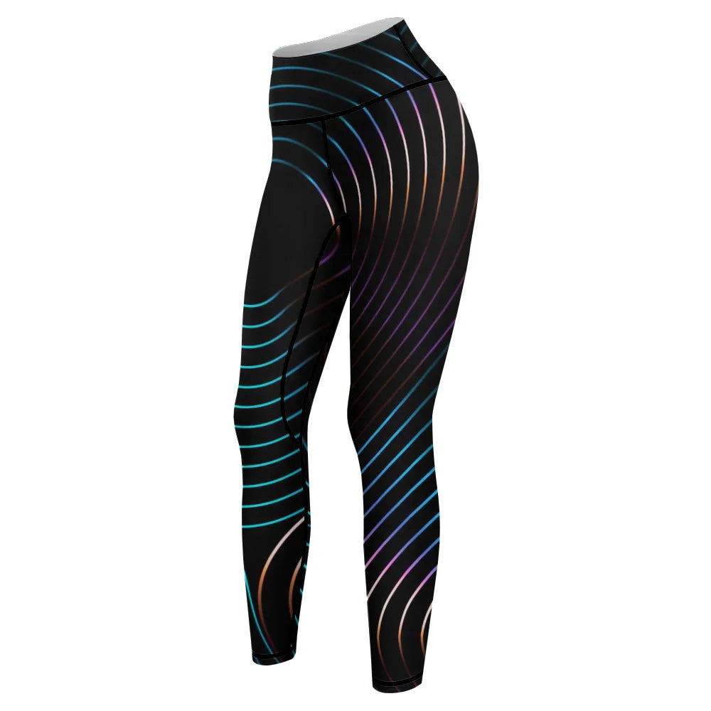 Shabella Women'S Multicolor Retro Comfort Sports Yoga Pants