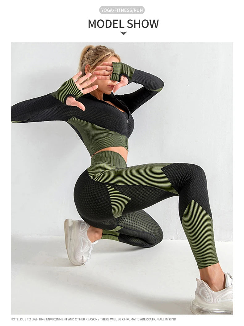 Seamless Workout Outfits 2/3 PCS