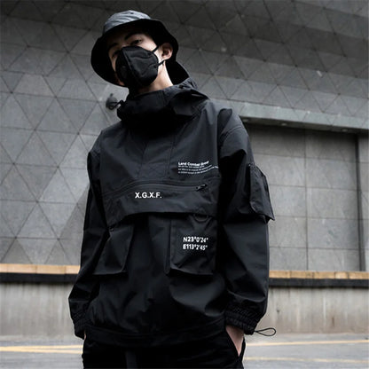 Harajuku Streetwear Hooded Jacket