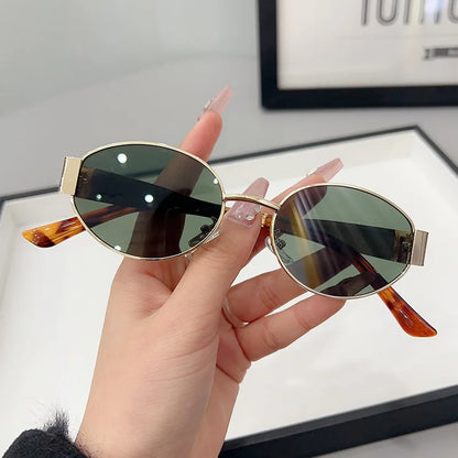 Luxury Oval Sunglasses for Women UV400