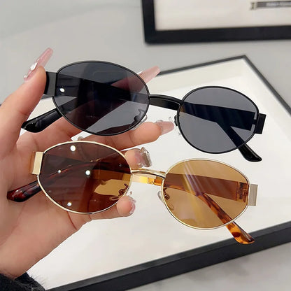 Luxury Oval Sunglasses for Women UV400