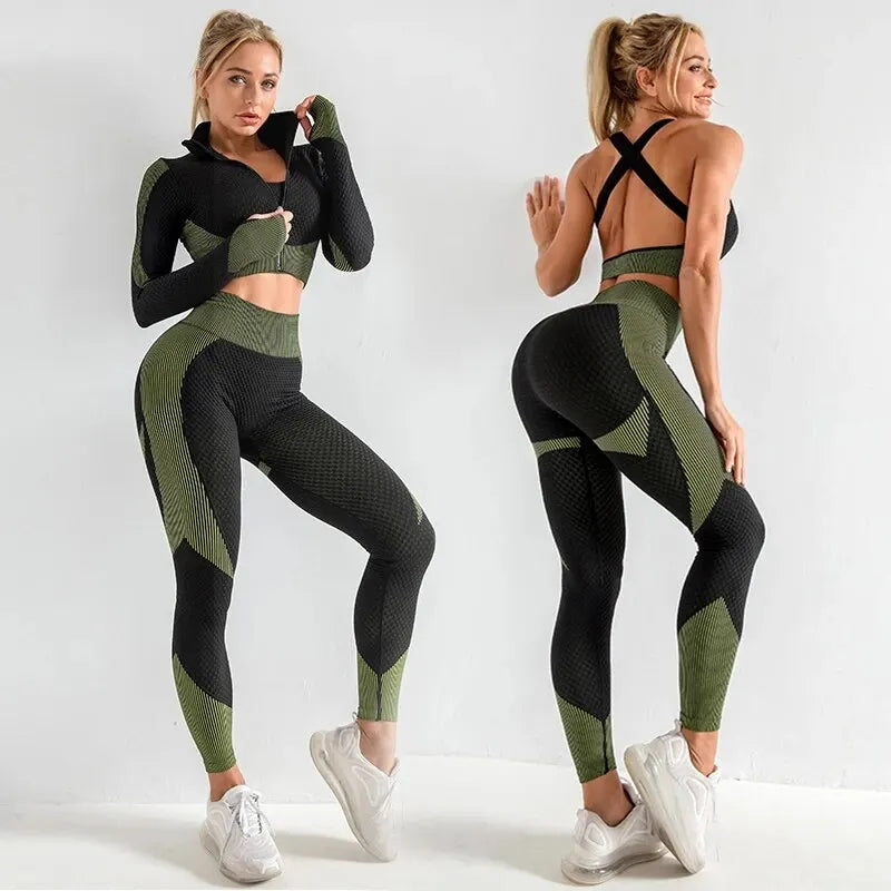 Seamless Workout Outfits 2/3 PCS