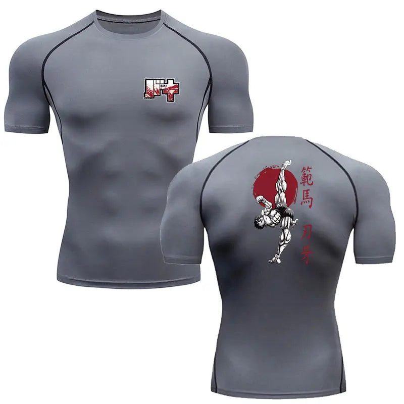 Baki Men's Compression Gym Shirt