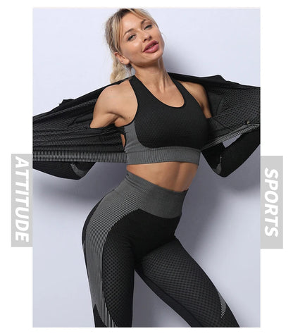 Seamless Workout Outfits 2/3 PCS