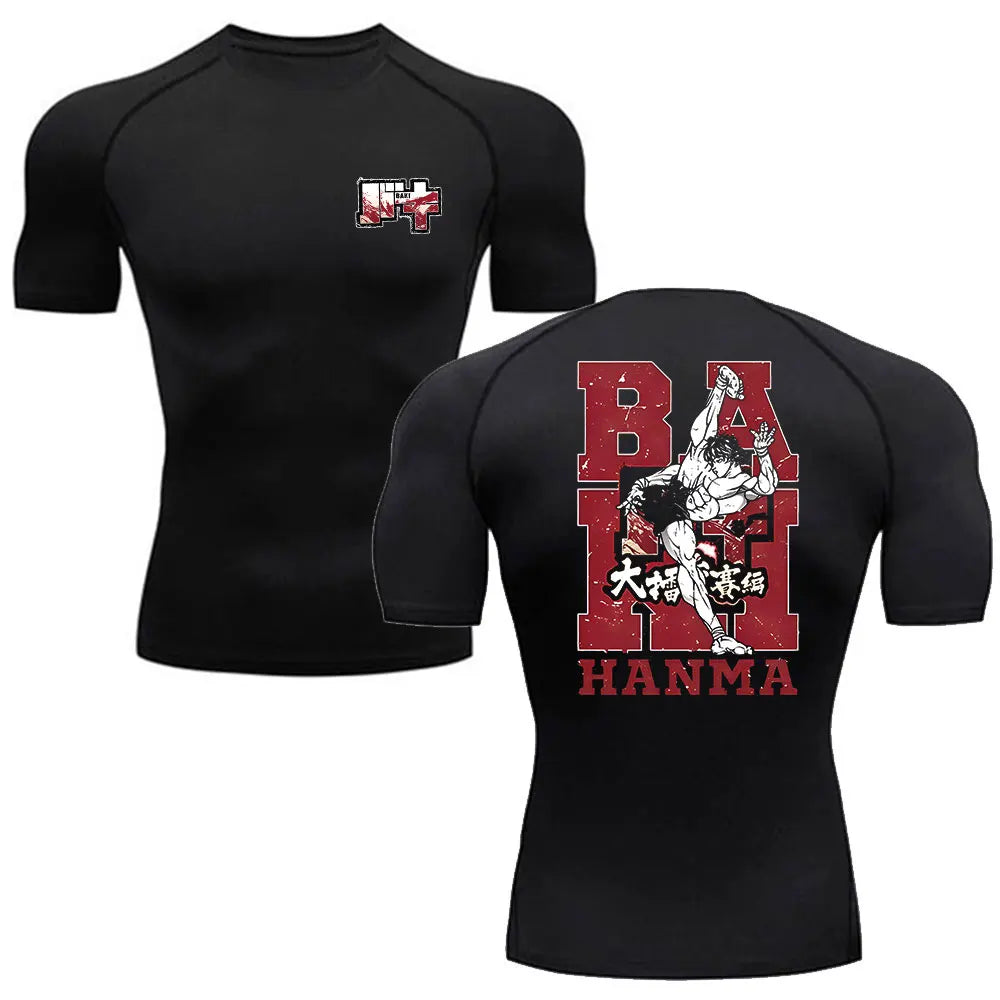 Baki Men's Compression Gym Shirt