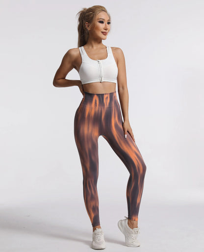 Tie Dye Gym Scrunch Leggings