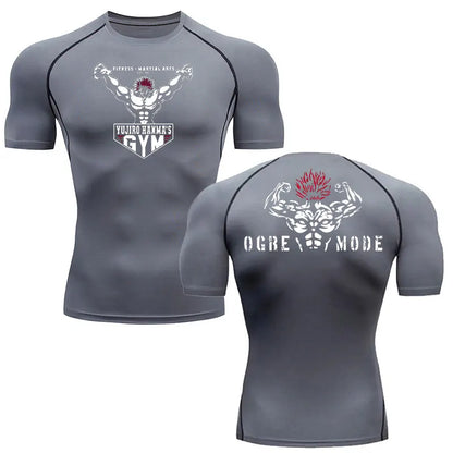 Baki Men's Compression Gym Shirt