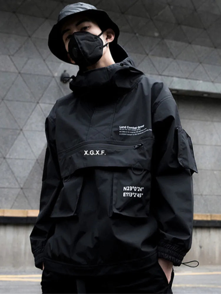 Harajuku Streetwear Hooded Jacket