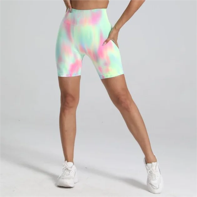 Tie Dye Gym Scrunch Leggings and Shorts