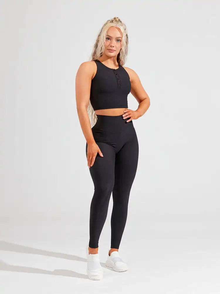 Buffbunny Ribbed Leggings Yoga Pants