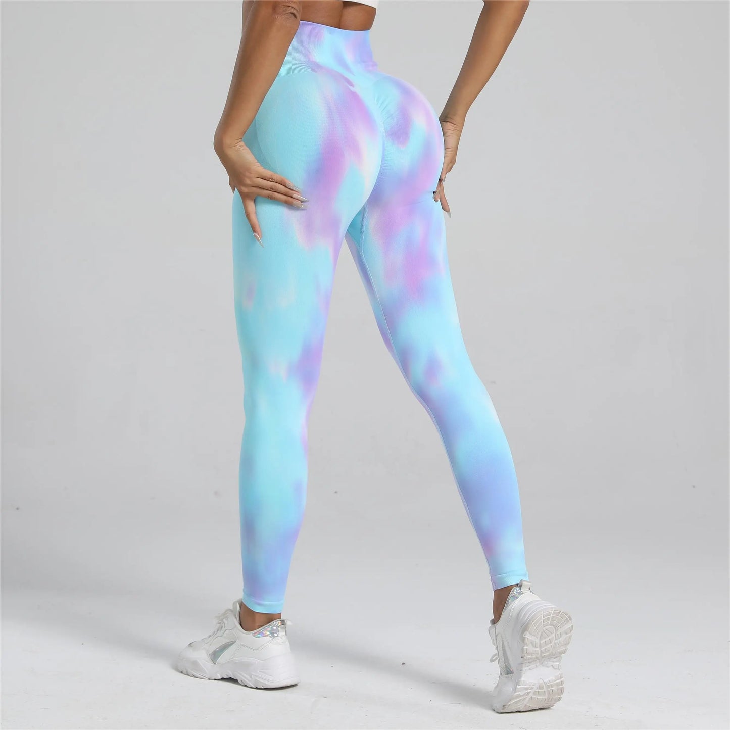 Tie Dye Gym Scrunch Leggings