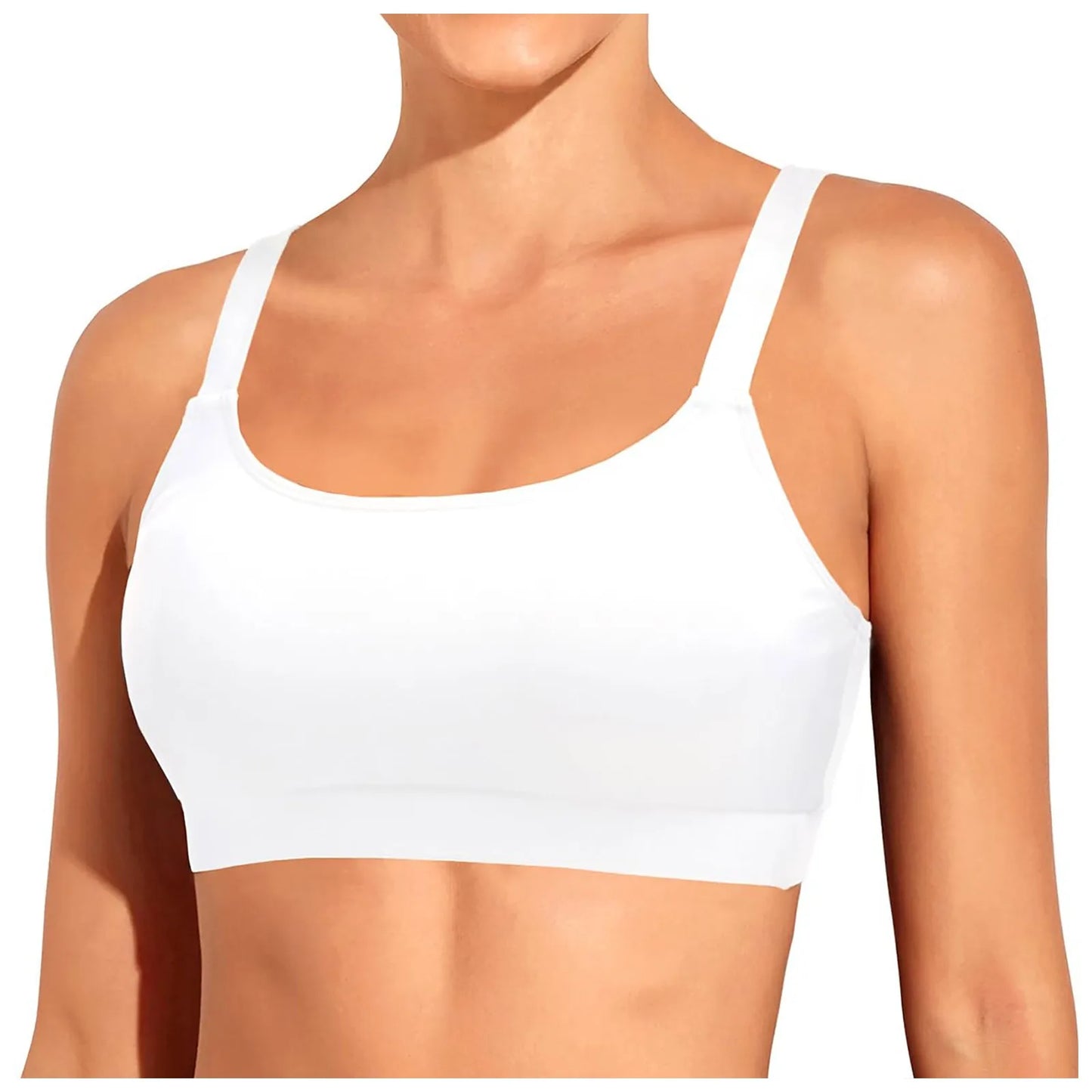 One Piece Crop Top Yoga Bra