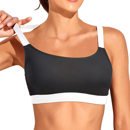 One Piece Crop Top Yoga Bra