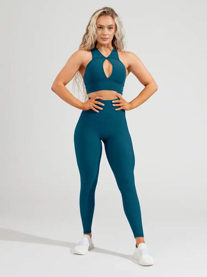 Buffbunny Ribbed Leggings Yoga Pants