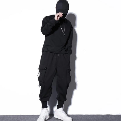 Loose Harem Cargo Sweatpants