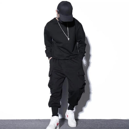 Loose Harem Cargo Sweatpants