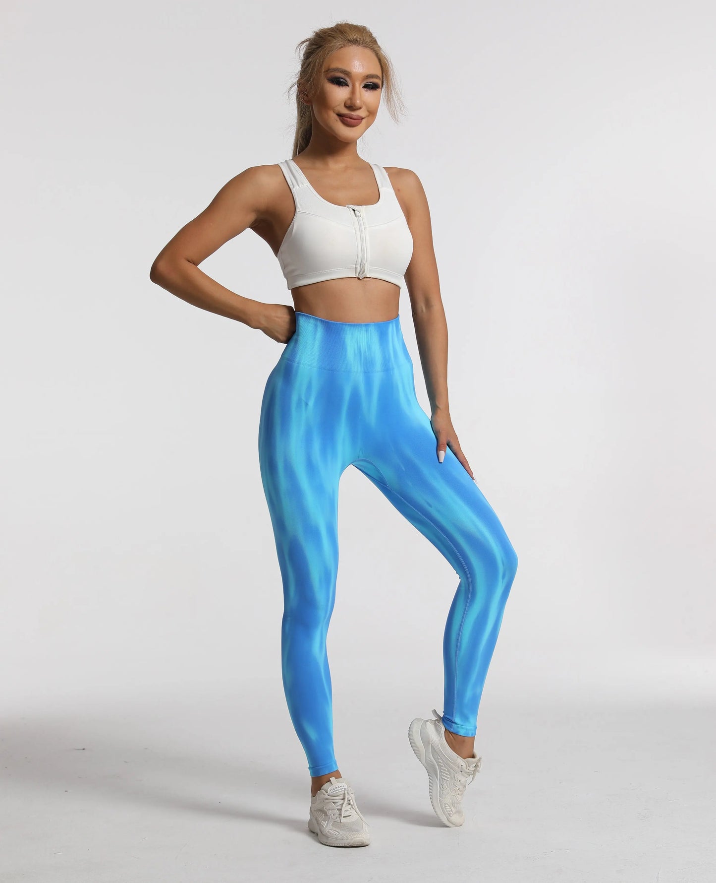 Tie Dye Gym Scrunch Leggings