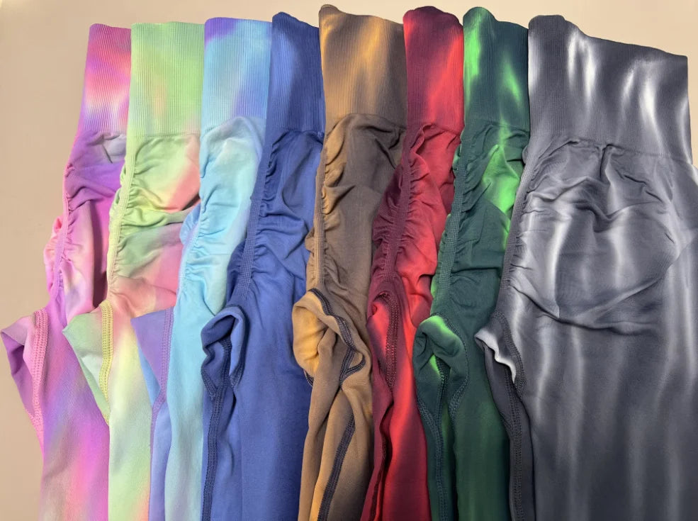 Tie Dye Gym Scrunch Leggings