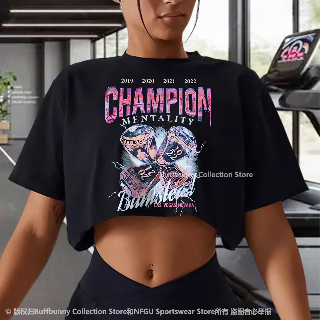 Women's CBUM Gym Crop Top Shirts