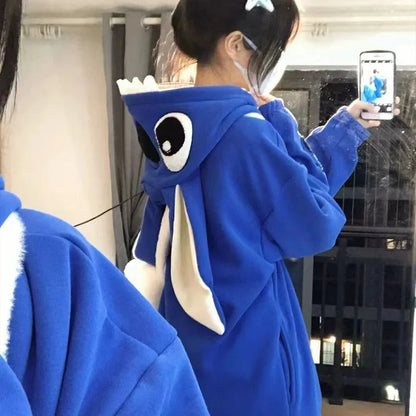 Stitch Zip Up Hoodie