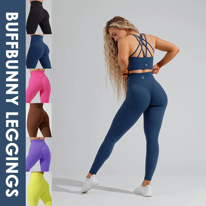 Buffbunny Leggings Soft Elastic High Waist 3line