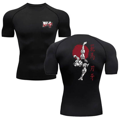 Baki Men's Compression Gym Shirt