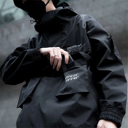 Harajuku Streetwear Hooded Jacket