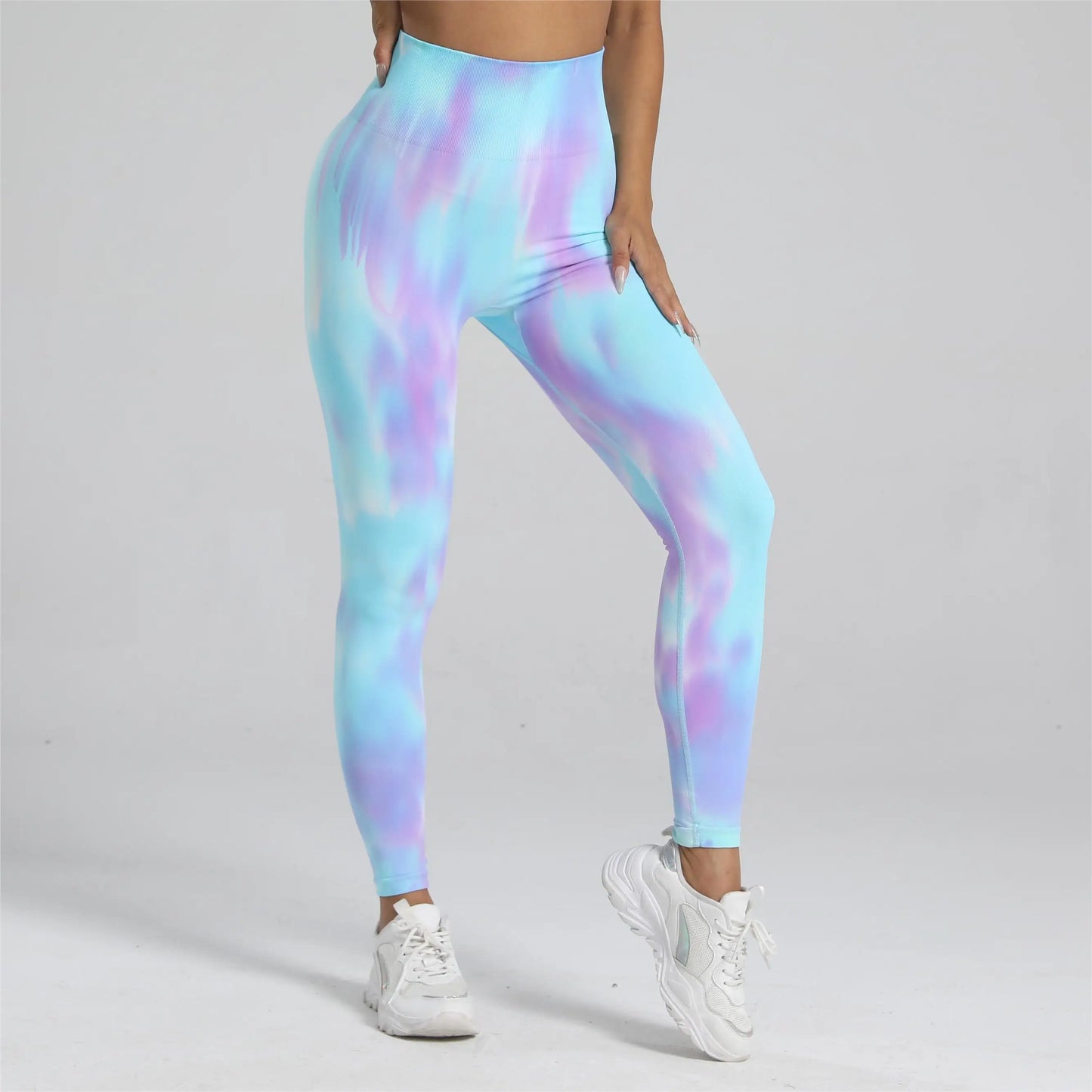 Tie Dye Gym Scrunch Leggings