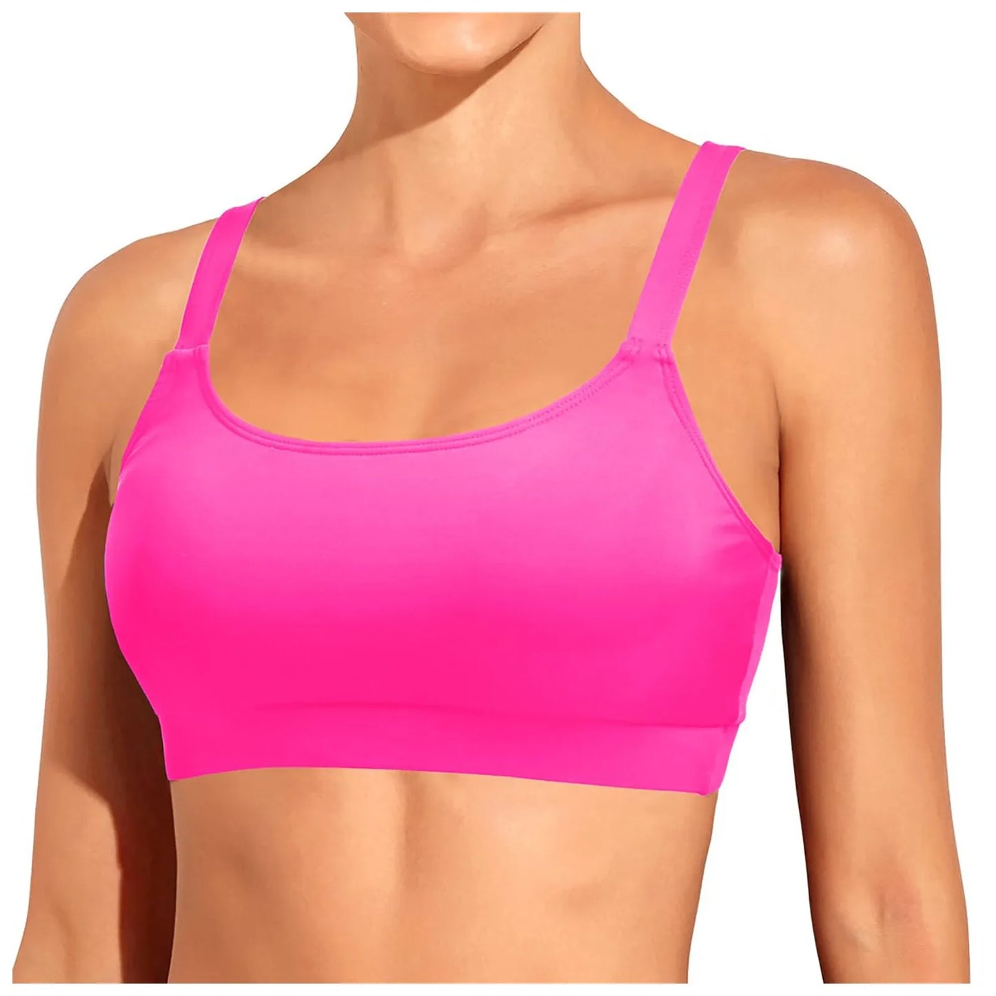 One Piece Crop Top Yoga Bra