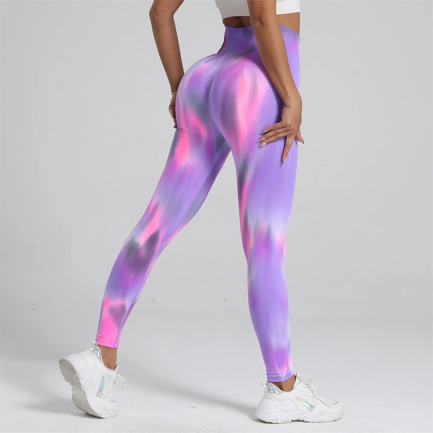 Tie Dye Gym Scrunch Leggings