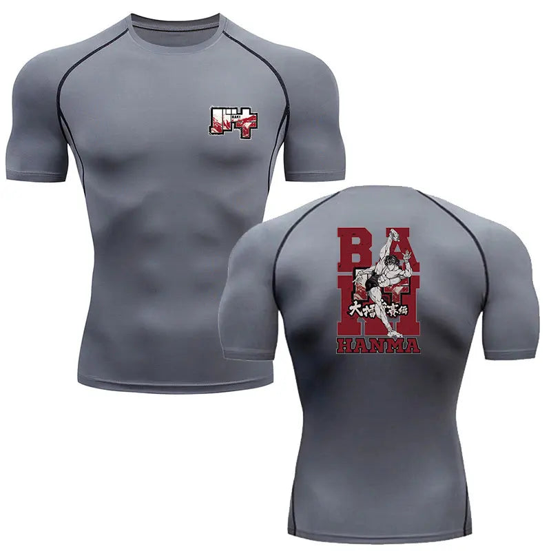 Baki Men's Compression Gym Shirt