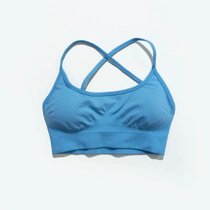 Yoga Top Criss Cross Backless Sports Bras Women