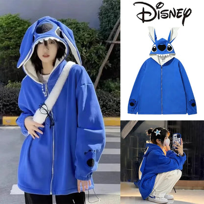 Stitch Zip Up Hoodie