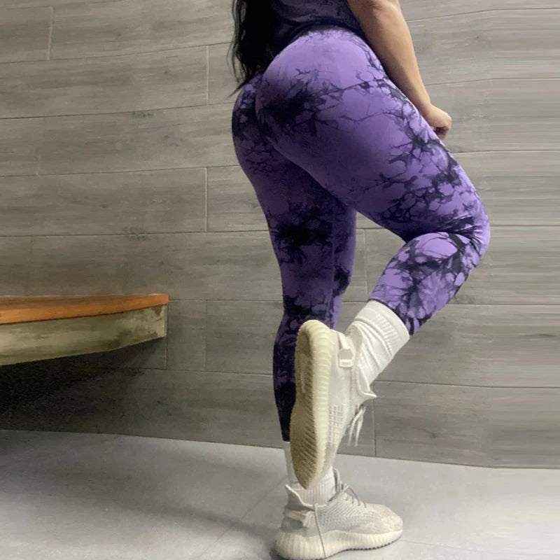 Tie Dye Seamless Leggings