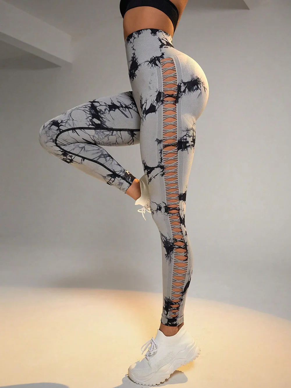 Tie Dye Seamless Sports Leggings