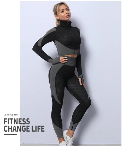 Seamless Workout Outfits 2/3 PCS