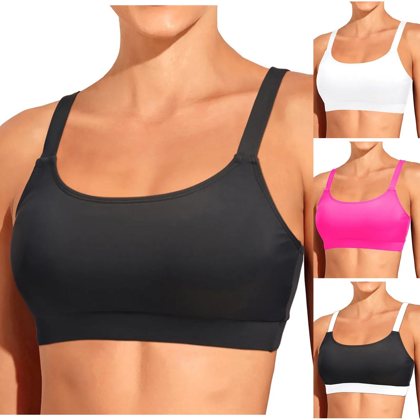 One Piece Crop Top Yoga Bra