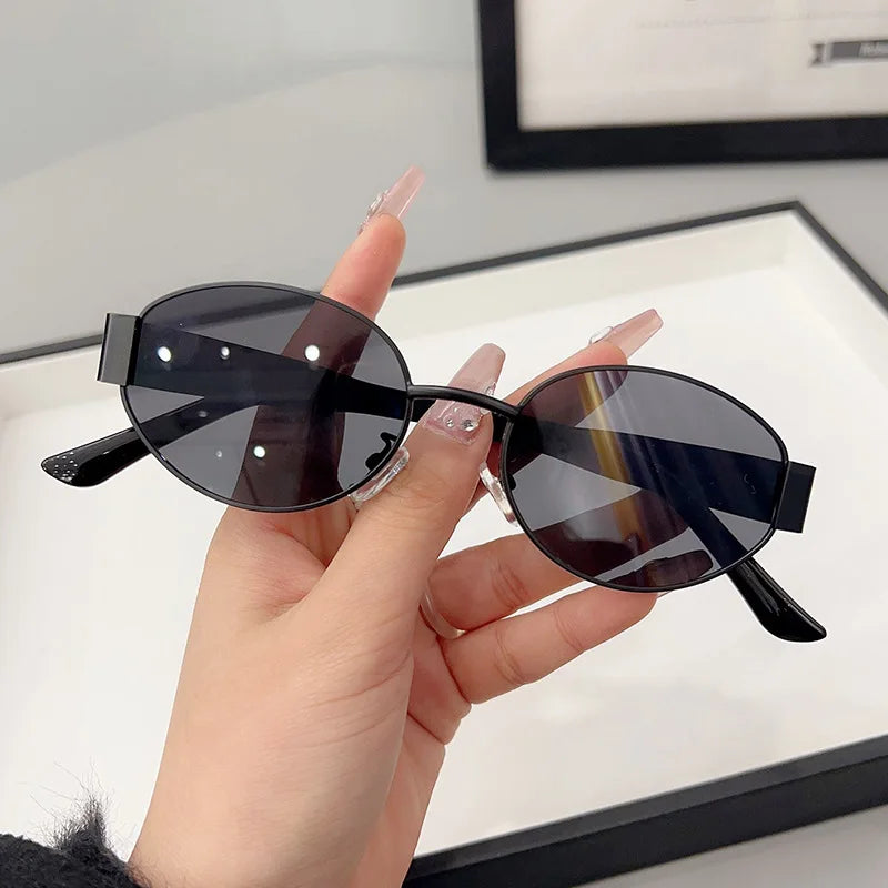 Luxury Oval Sunglasses for Women UV400