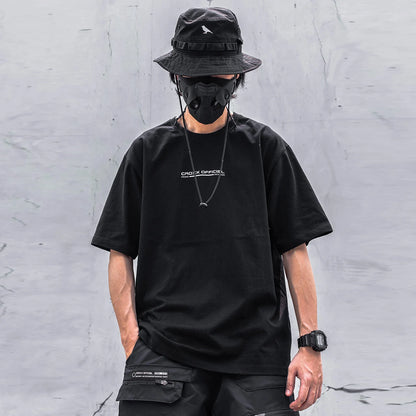 Techwear Print Cotton Harajuku T-shirt