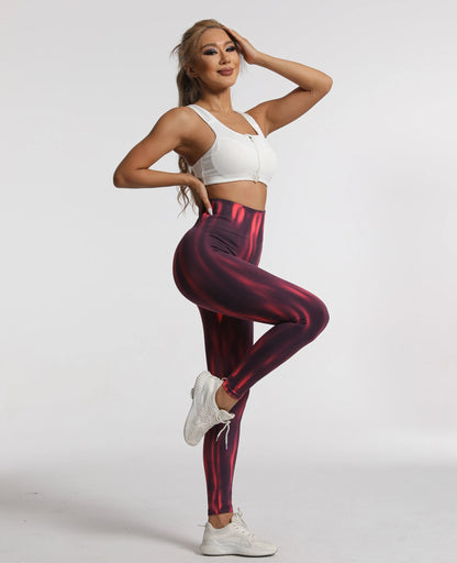 Tie Dye Gym Scrunch Leggings