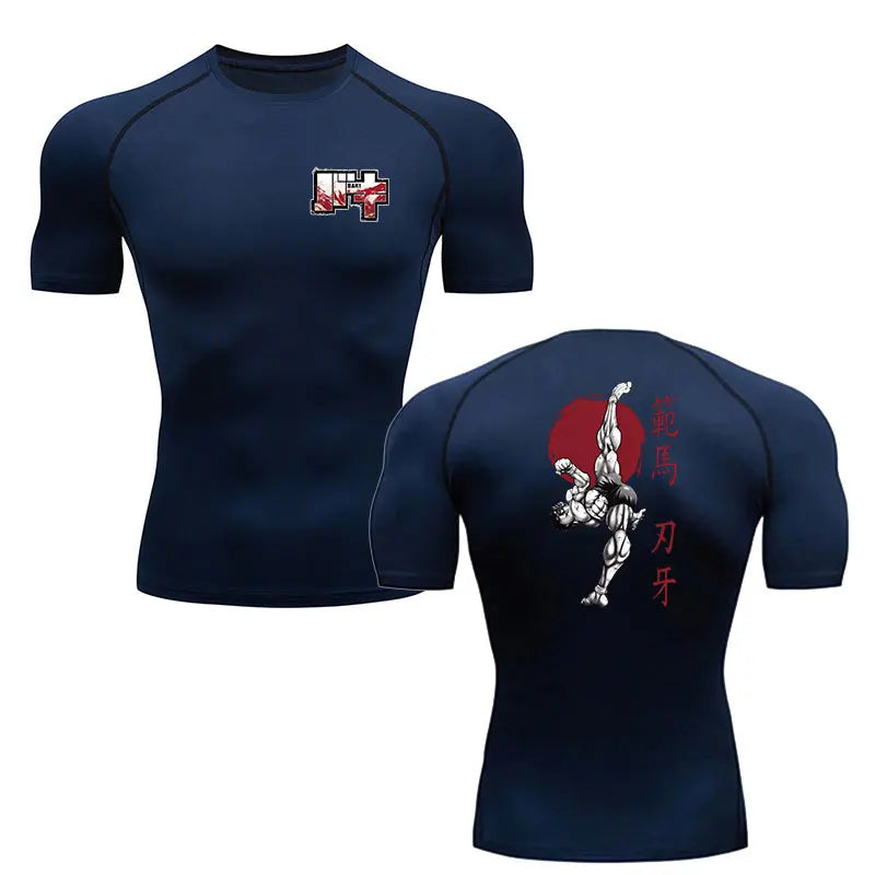 Baki Men's Compression Gym Shirt