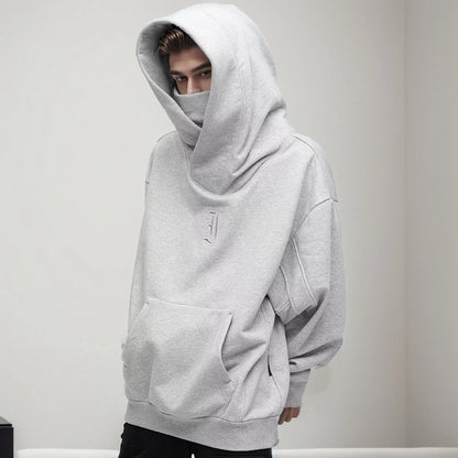 Men's Turtleneck Hip Hop Hooded Sweatshirts