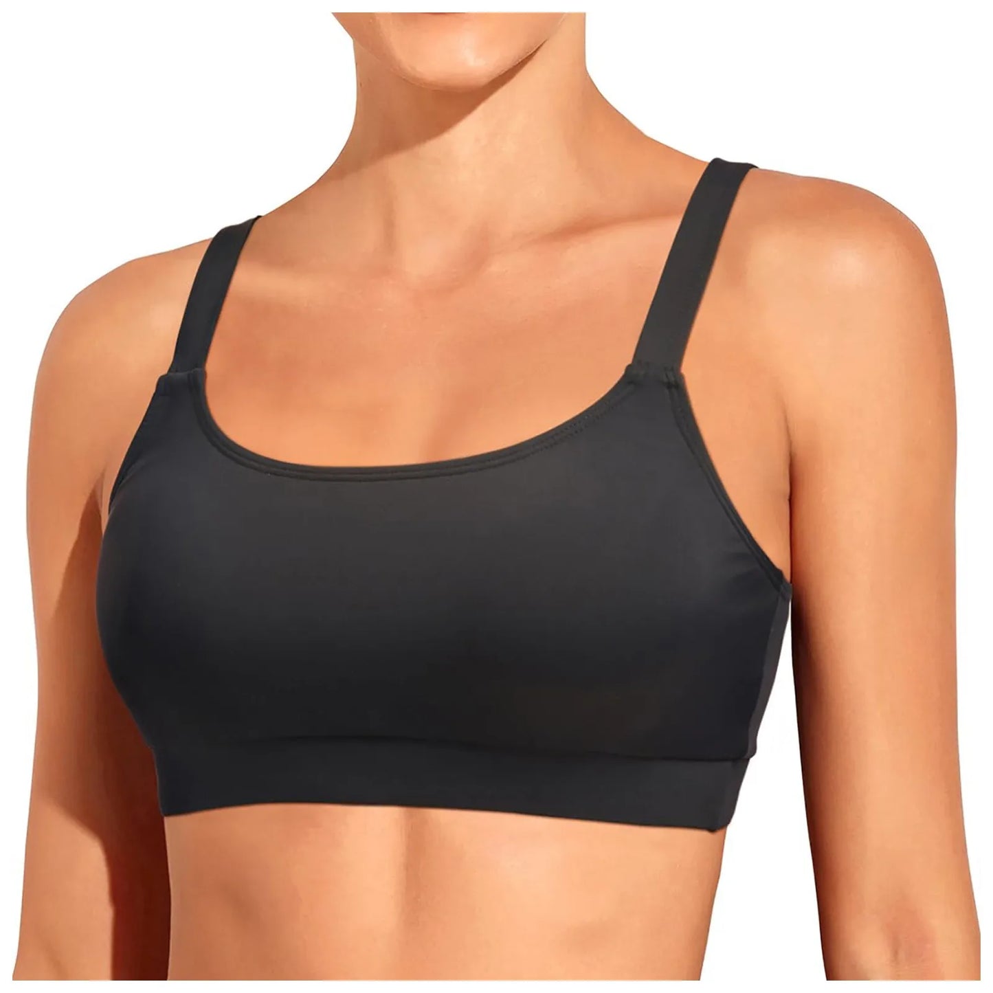 One Piece Crop Top Yoga Bra