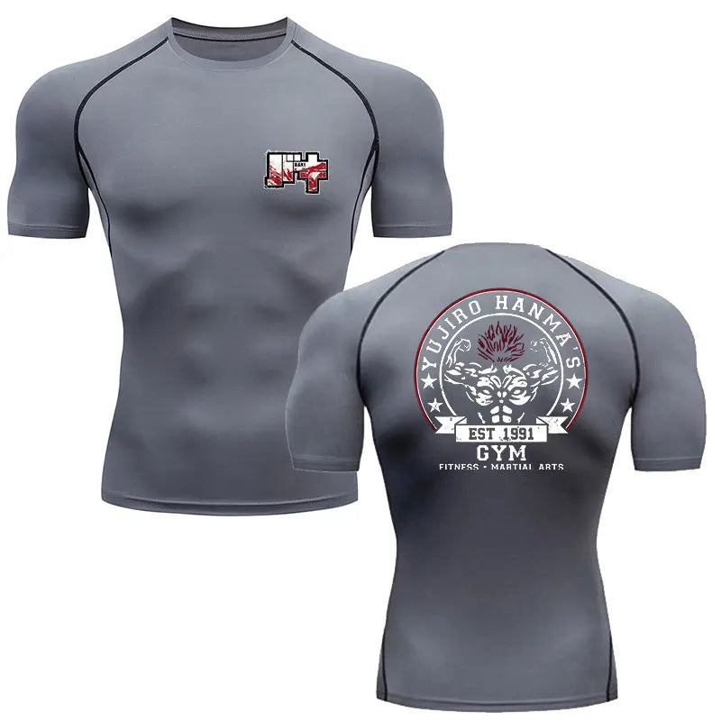 Baki Men's Compression Gym Shirt