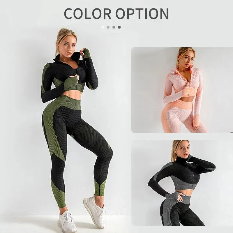 Seamless Workout Outfits 2/3 PCS